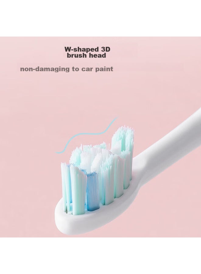 JD.com Jd Jingzao Electric Toothbrush Heads, Dupont High-elasticity Bristles, 2-pack, White Children's Electric Toothbrush Replacement Heads - Image 3