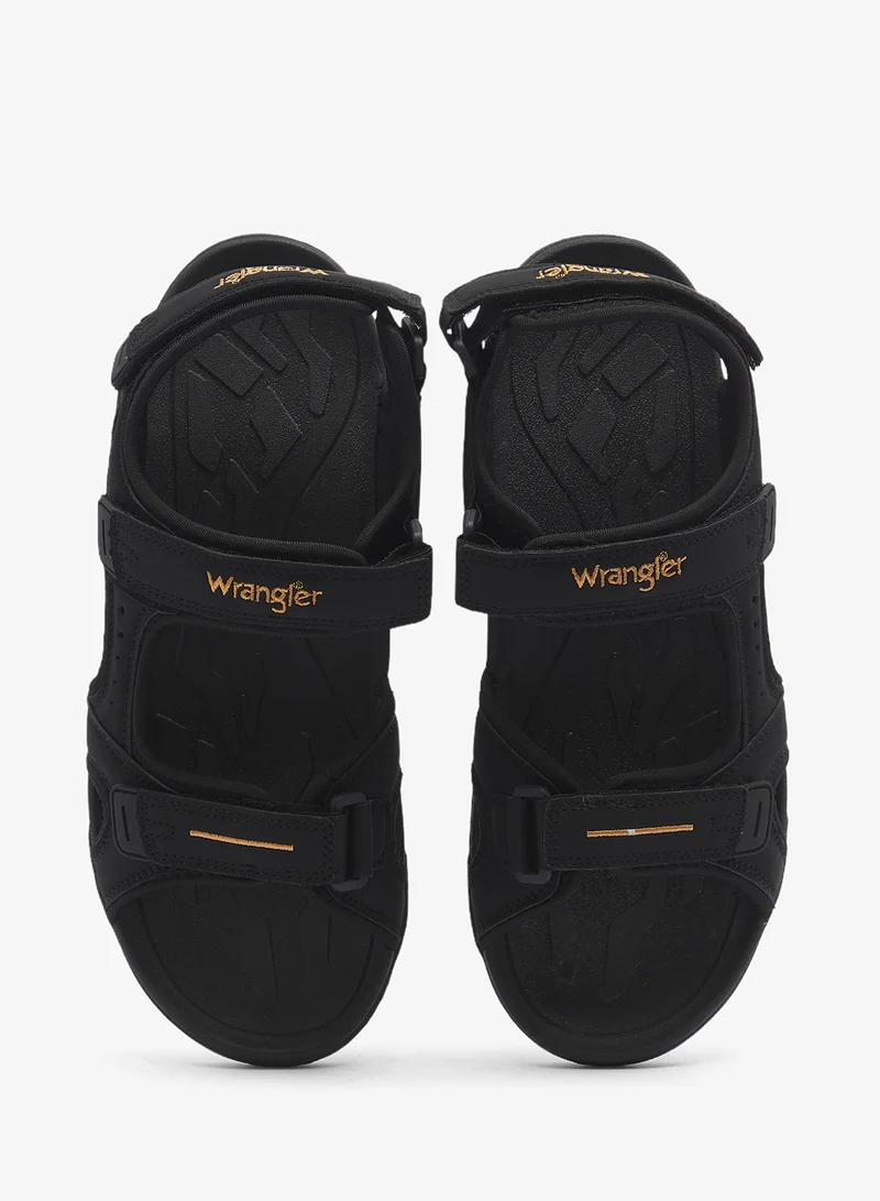 Wrangler BLACK Buster Low Sandals for Men | Best Price UAE