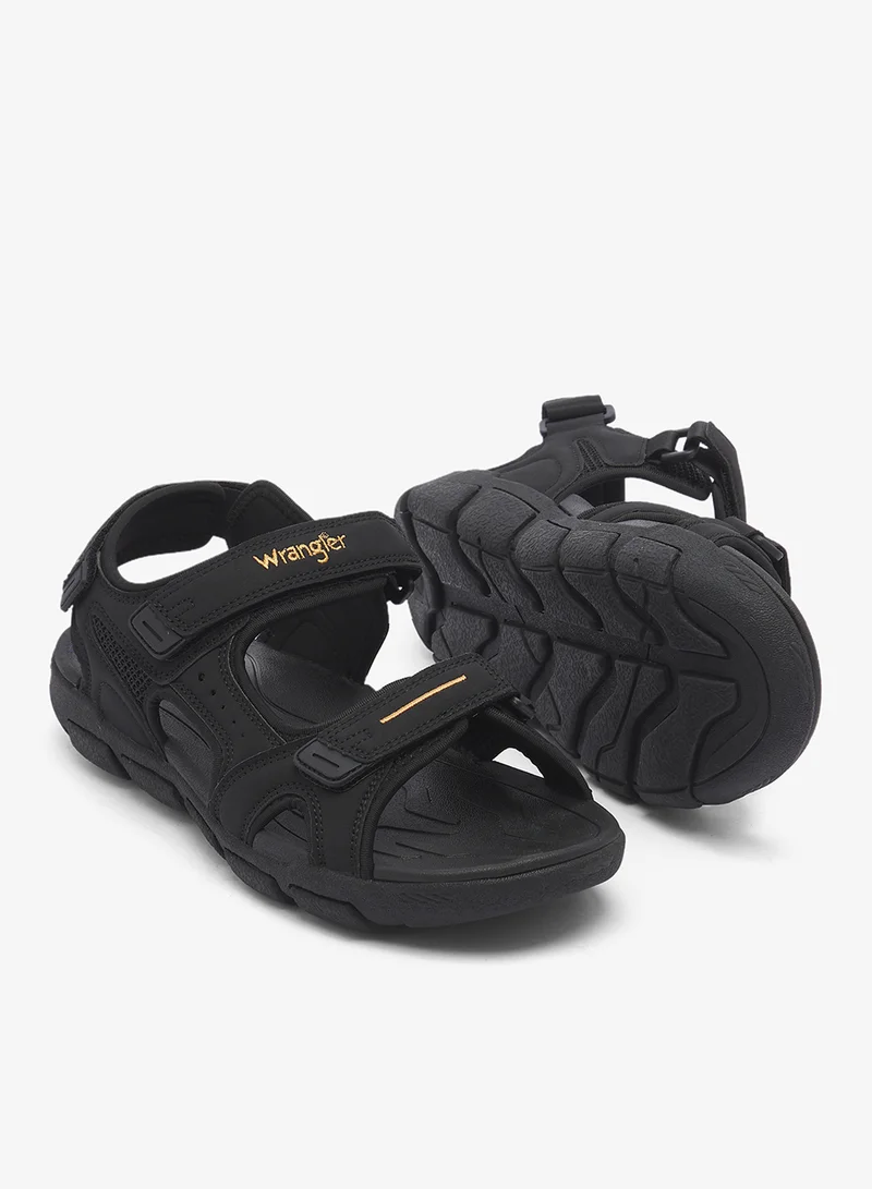 Wrangler BLACK Buster Low Sandals for Men | Best Price UAE