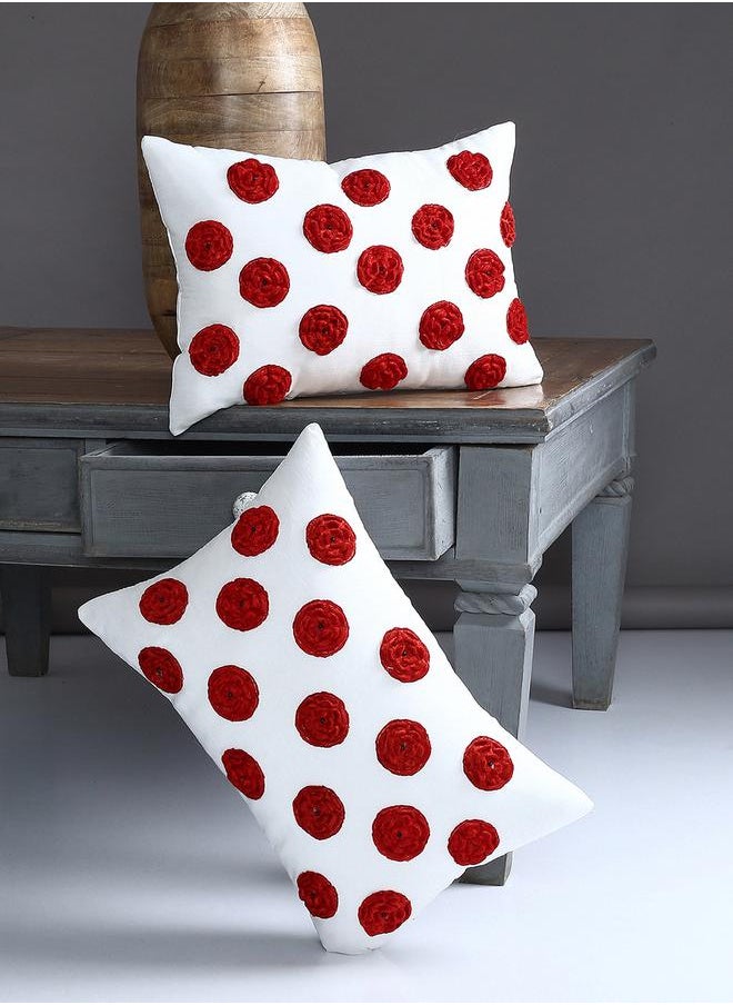 Set of 2 - Applique Detail Cushion Covers - 40x40cm - pzsku/Z1C358E21128998CCF387Z/45/_/1722696409/9878dcc2-c086-4e4b-9e8c-54a870e233df