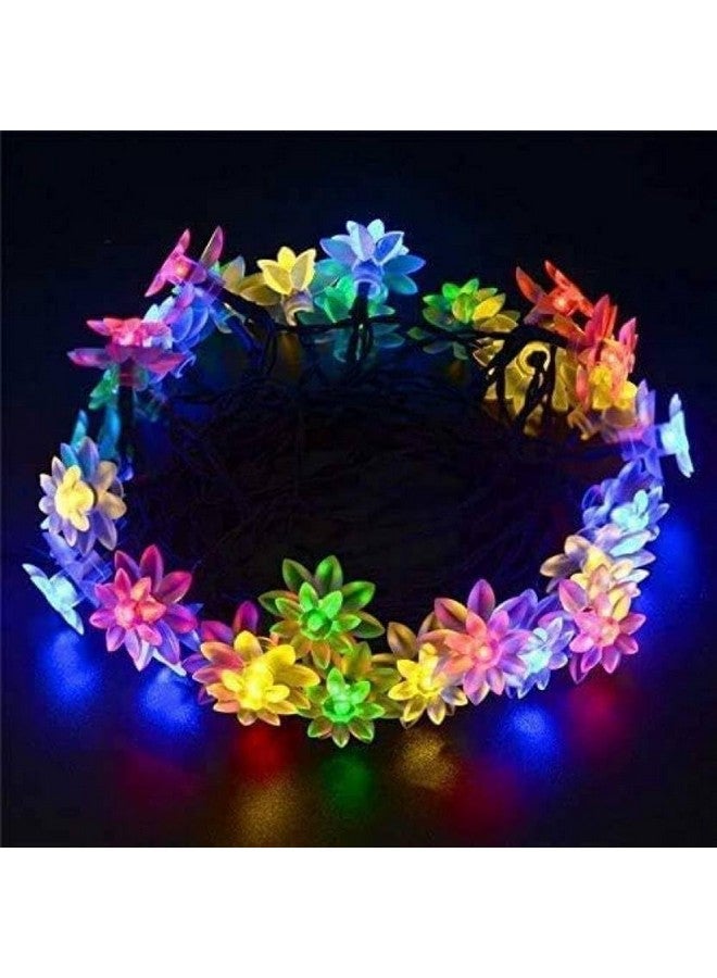 PESCA PESCA Lotus Flower String Lights for Indoor Outdoor Decoration Diwali Light for Diwali Christmas Navratri Valentine Gift Home Decoration Light (3 Meter 14 LED, Multicolour)  - Image 3