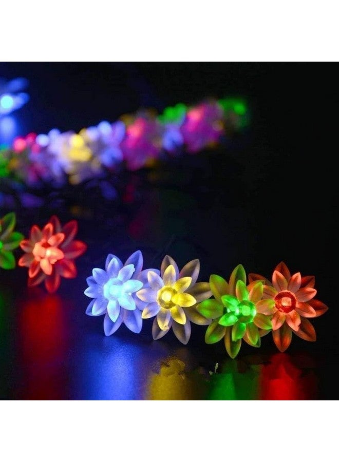PESCA PESCA Lotus Flower String Lights for Indoor Outdoor Decoration Diwali Light for Diwali Christmas Navratri Valentine Gift Home Decoration Light (3 Meter 14 LED, Multicolour)  - Image 2