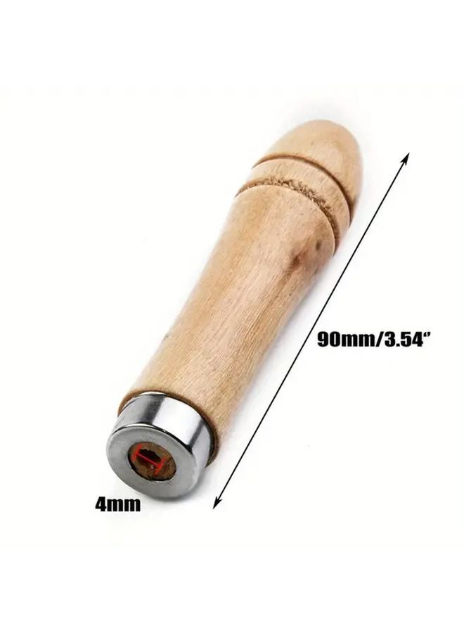 10pcs Wooden File Handle Replacement With Strong Metal Collar Rust Proof Wood Rasp - Image 4