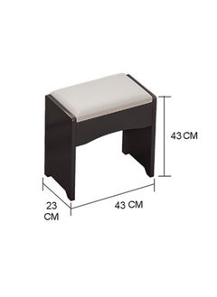 NKX Elegant Upholstered Makeup Dressing Stool  - Image 2