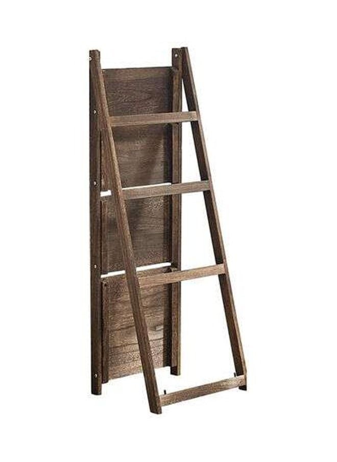 C&C Home - Multi-Layer Durable Foldable Multipurpose Wooden Shelf Display Stand Plant Organizer Flower Shelf for Living Room Home Office 42x32.5x112 cm - Image 1