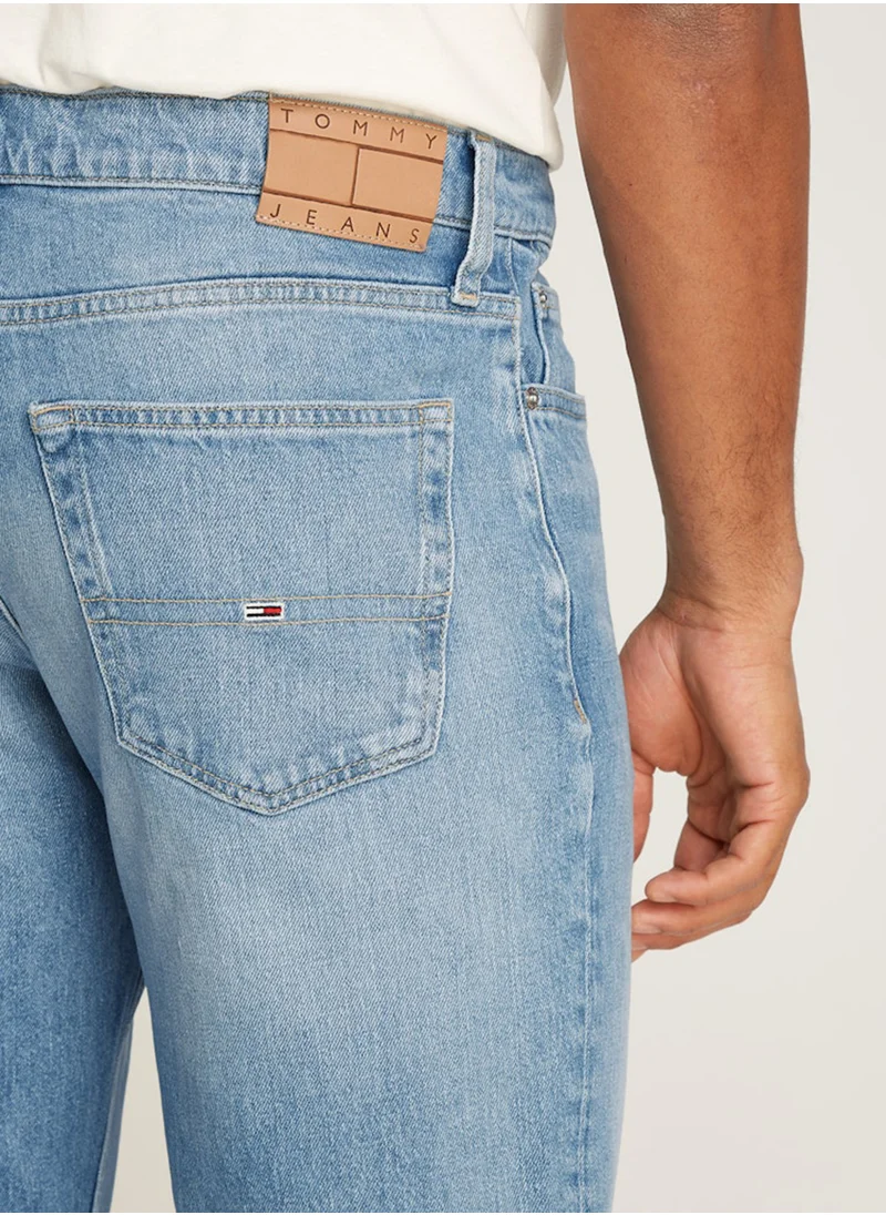 TOMMY JEANS Light Wash Straight Fit Jeans