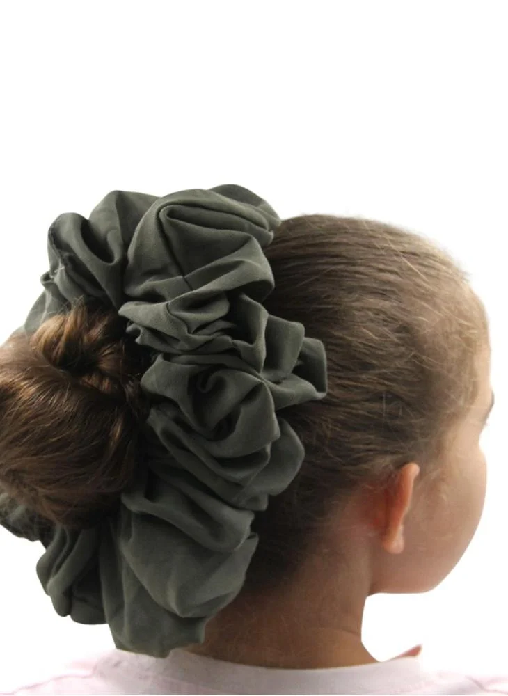 دىدانيالا D'Daniela - Elastic Volumizing Hijab Scrunchie Tie Bun - Charcoal