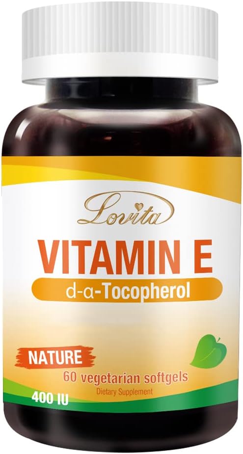 Lovita Vitamin E Softgels 400 IU for Adults - Image 1