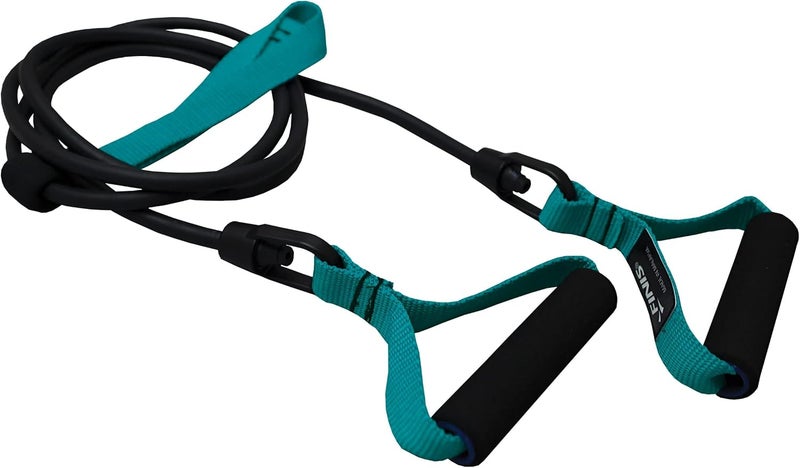 FINIS Dryland Cords - Swim Resistance Bands for Strength and Flexibility - Simulates Swim Strokes - Medium Green - Image 1