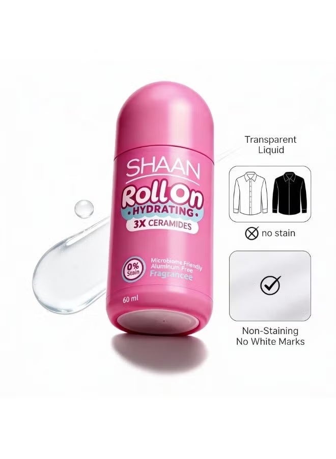 Shaan Hydrating Roll on Fragrance Free 60 ml - Image 3