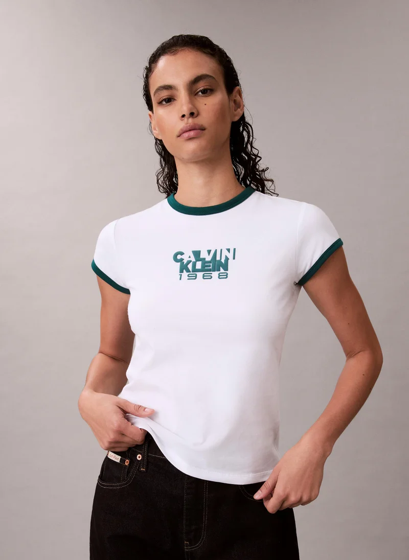 Calvin Klein Jeans Graphic Crew Neck T-Shirt