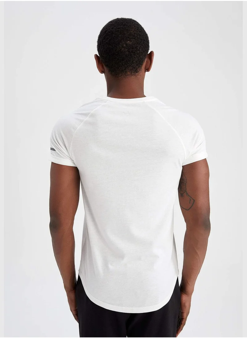 DeFacto Long Muscle Fit Short Sleeve T-Shirt