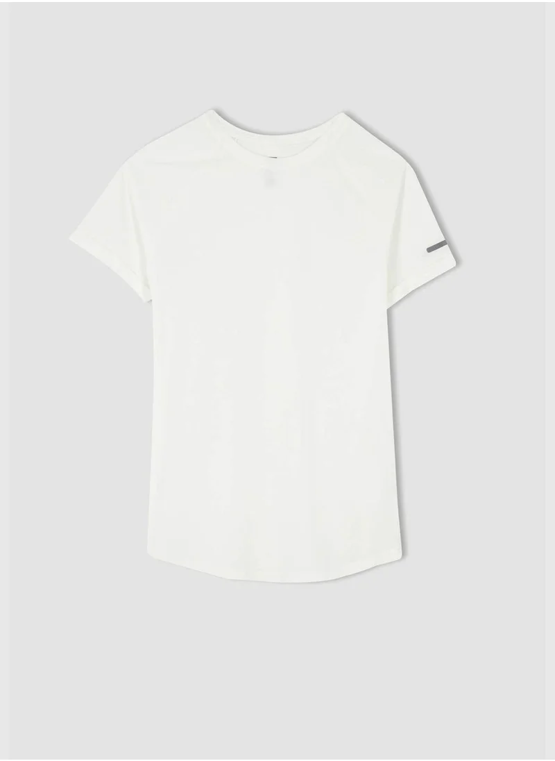 DeFacto Long Muscle Fit Short Sleeve T-Shirt