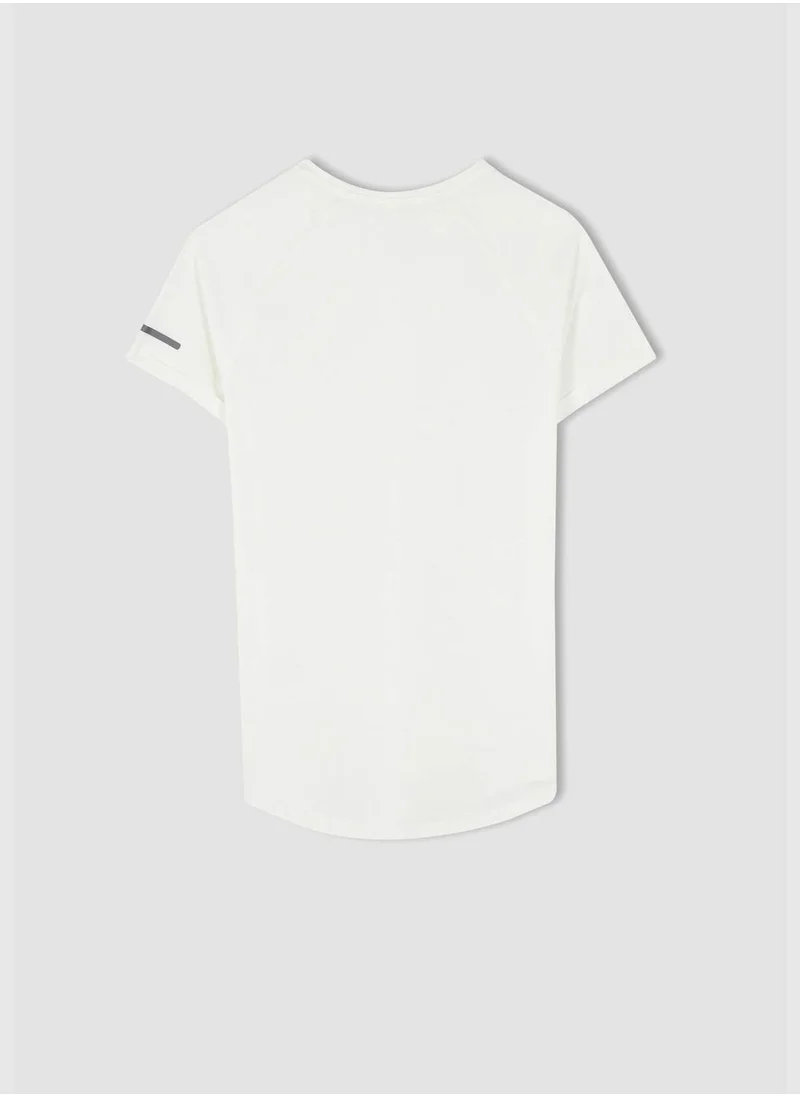 DeFacto Long Muscle Fit Short Sleeve T-Shirt