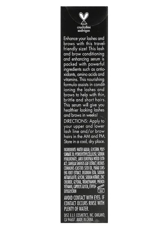 elf e.l.f. SKIN Enhancing Lash & Brow Serum Mini, Promotes Longer-Looking Lashes & Brows, Nourishing & Conditioning Formula, Clear - Image 3