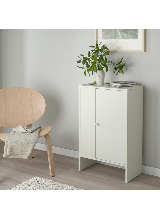 إيروريكس خزانة مع باب، أبيض، 50x30x80 سم - Image 2
