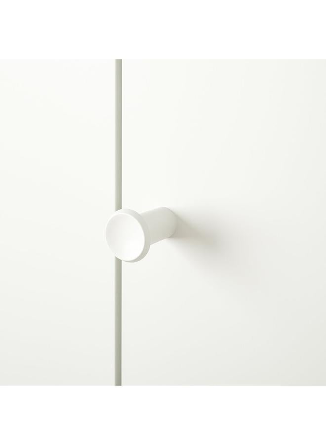 إيروريكس خزانة مع باب، أبيض، 50x30x80 سم - Image 4