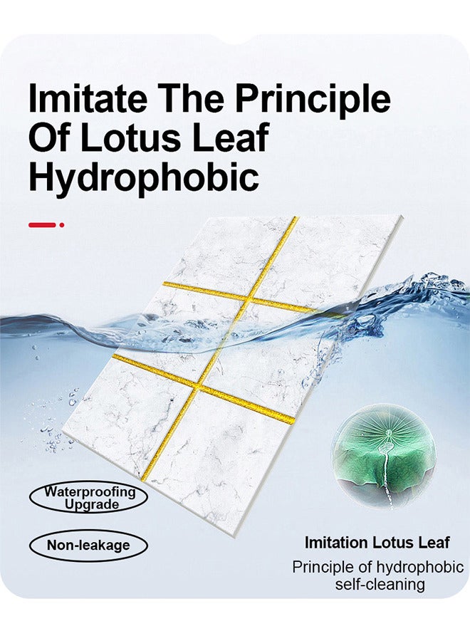 150 مل من ملون حشوة البلاط ومانع تسرب البلاط للحمام والدش والمطبخ والأرضيات السريعة الجفاف. - Image 3