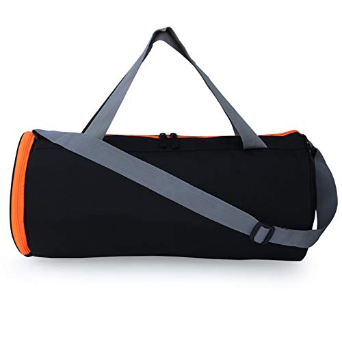 SFANE Men & Women Polyester Spark Orange Gym Bag/Duffle Bag/Sports Bag/Shoulder Bag/Sports Bags/Gym Bags for Men & Women with Shoe Compartment - Image 4