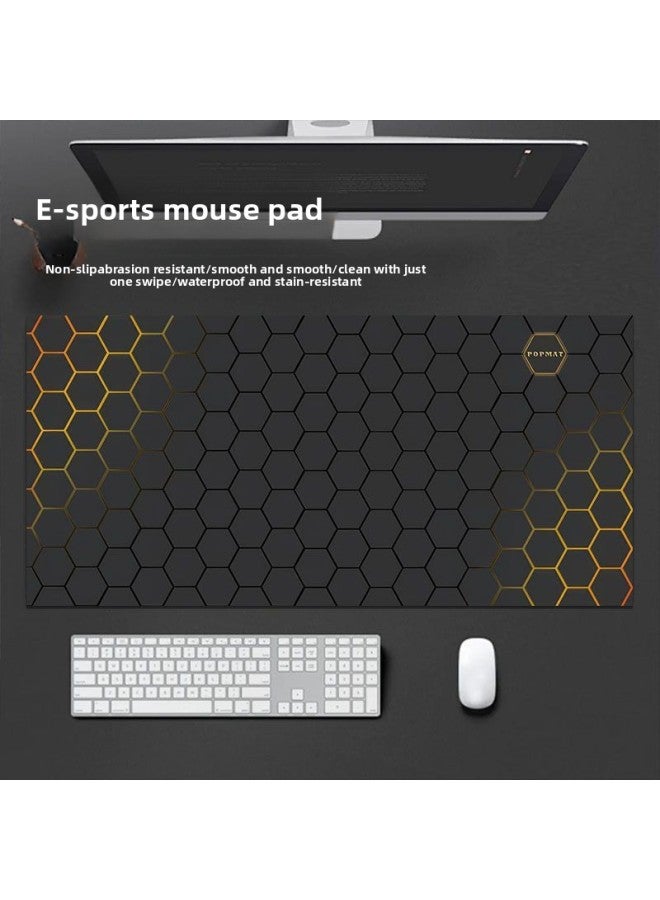 Mouse Pad Oversized Office Thickened Mouse Pad Large For Boys Computer Games Special E-sports Wrist Large Table Pad-Color:Upgraded Texture And Thickening [three-year Worry-free Warranty]-Pattern:Mechanical Style#[50 X 100cm] Ll Extra Large Mat - Image 3