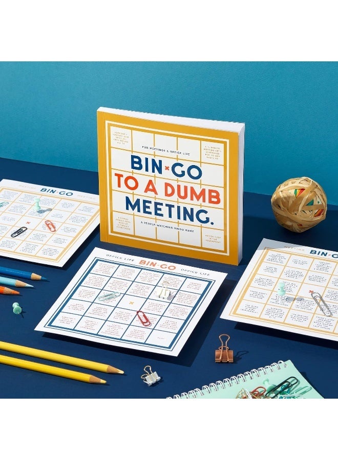 Bin-go To A Dumb Meeting Bingo book - Image 1