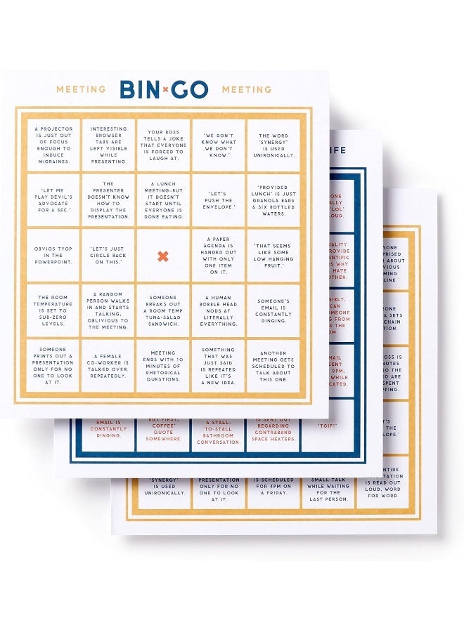 Bin-go To A Dumb Meeting Bingo book - Image 2