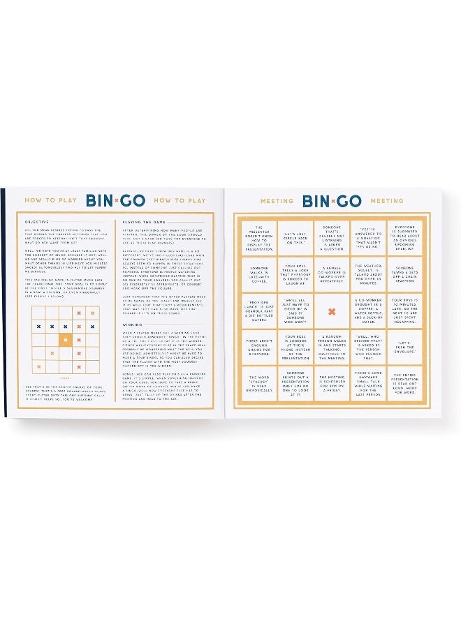 Bin-go To A Dumb Meeting Bingo book - Image 4