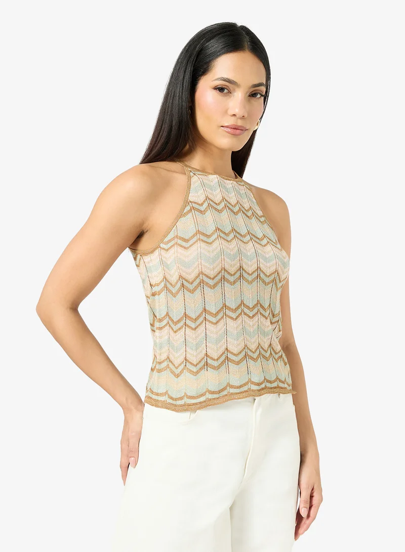 Onlaster Sleeveless Glitter Top