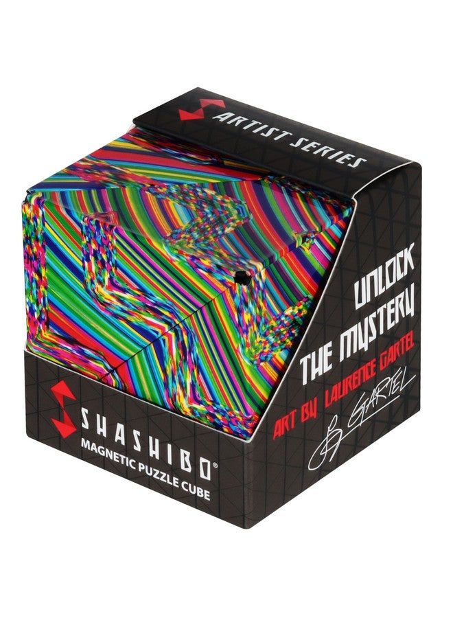 SHASHIBO Shape Shifting Box - STEM Magnetic Fidget Cube That Transforms Into Over 70 Shapes, Download Fun in Motion Toys Mobile App (Water Color) - Image 1