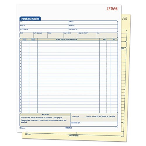 TOPS Purchase Order Book, 2-Part, Carbonless, 8-3/8 x 10-3/16 Inches, 50 Sets per Book (46146) - Image 2
