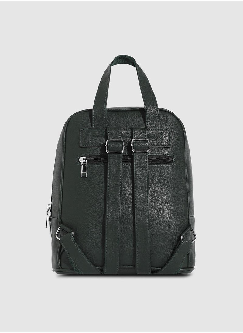 Haute Sauce Top Handle Backpack - Forest Green  - Image 3