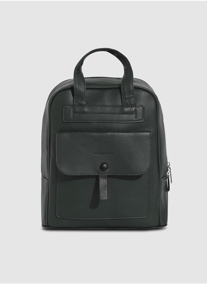 Haute Sauce Top Handle Backpack - Forest Green  - Image 1