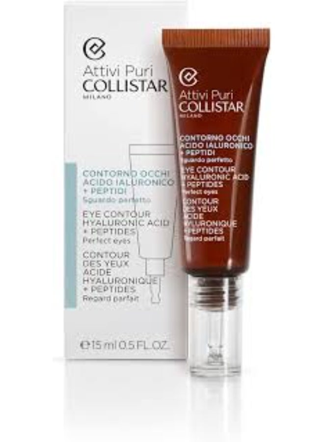Collistar Pure Actives Hyaluronic Acid + Peptides Eye Contour 15ml - Image 2