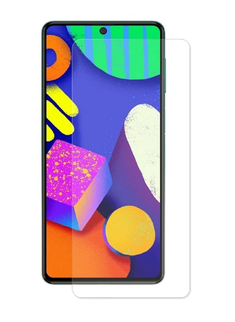 Tempered Glass Screen Protector Clear Designed For Samsung Galaxy F62 Full Screen Coverage And Bubble Free - Image 1