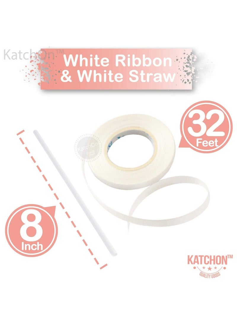 KATCHON Rose Gold Latex and Confetti Balloons Set Pack of 30 for Party Decoration  - Image 4