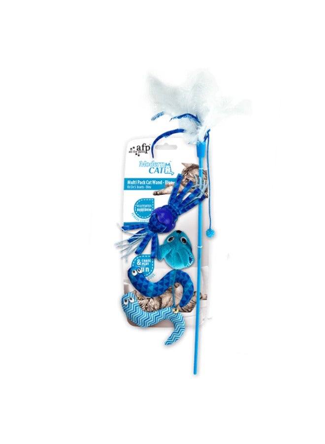 all for paws Modern Cat Magic Wings Wand Blue - Image 1