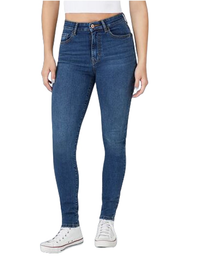 FOREVER 21 Super-Stretch High-Rise Skinny Jeans  - Image 1