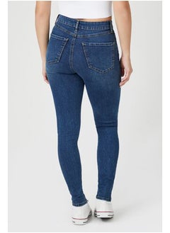 FOREVER 21 Super-Stretch High-Rise Skinny Jeans  - Image 3