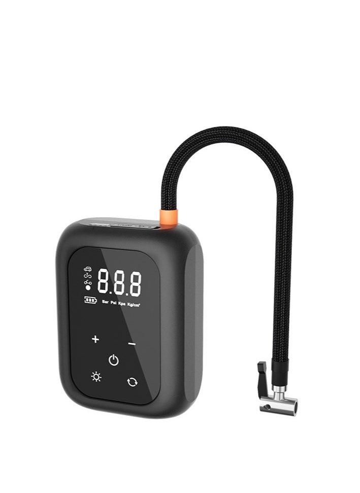 GULFLINK Cordless Car Portable Air Compressor Automatic Air Pump Rechargeable Design Smart Air Pump With 2000mAh Battery And LED Light.  - Image 1