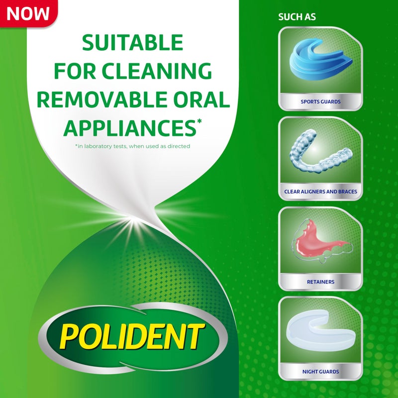 Polident Overnight Whitening Denture Cleanser Tablets - 84 Count - Image 4