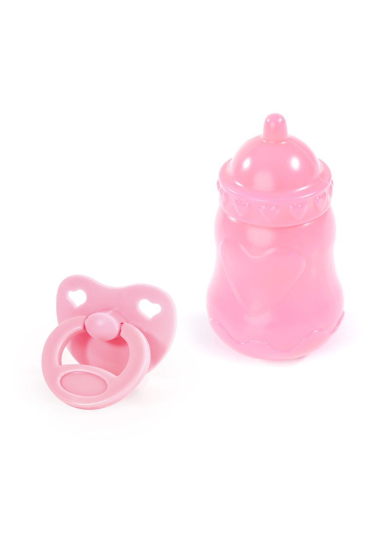 Bayer Design 93003AD Baby Doll Soft Body with Dummy and Bottle 30 cm - Image 4