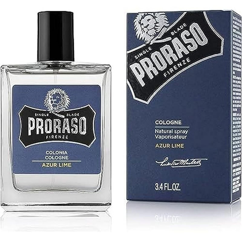 Proraso Eau De Cologne, Azur Lime, 3.4 Fl Oz - Image 1