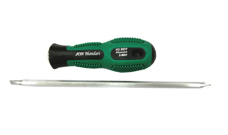 Jon Bhandari Tools Two-Way Screwdriver | Slotted & Phillips Head (6 x 200mm) | Compact Hand Tool for Home, Electrical & DIY Use - Image 5