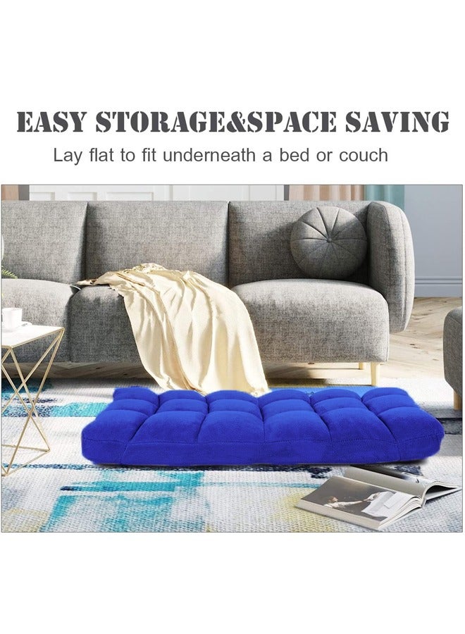 كادي ون كرسي أرضي للتخييم والرحلات متعدد الألوان اسفنج مبطن بجودة المخمل مع ظهر قابل للتعديل ( قد يختلف الوان) - Image 4