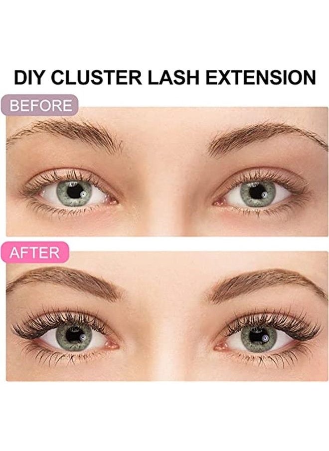 fenshine Fenshine Cluster Eyelash Extensions 240pcs 20D/40D Cluster Eyelashes Mixed, Natural False Eyelashes Cluster Soft Individual Lashes Clusters  - Image 5