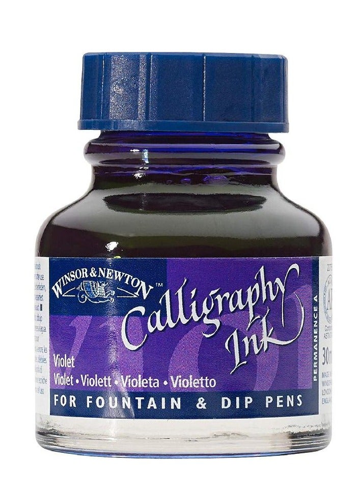 WINSOR & NEWTON Ink for Calligraphy Pen Violet