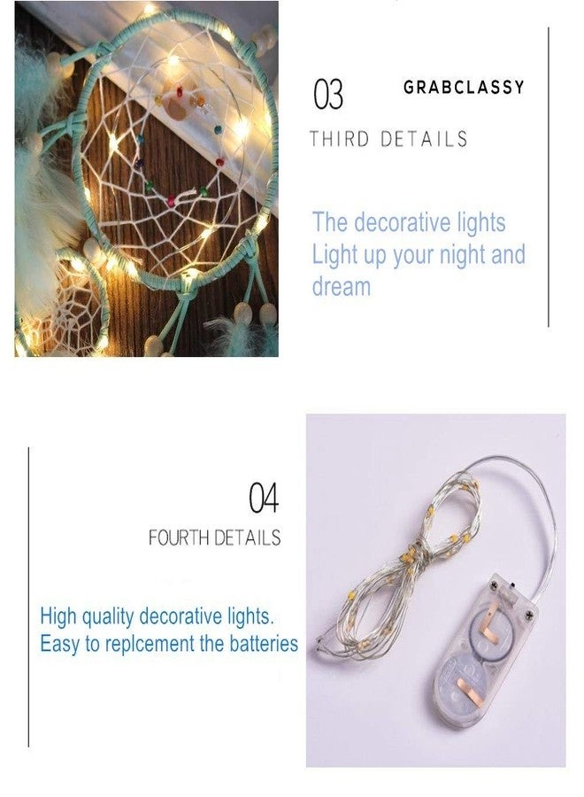 Grab Classy Cotton Dream Catcher (4.7 x 13.8 inch, White) - Image 4