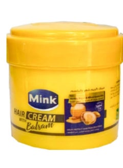 Mink Mink Hair Cream Balsam Honey, Argan And Wheat Germ Oils - 200 Ml  - Image 1