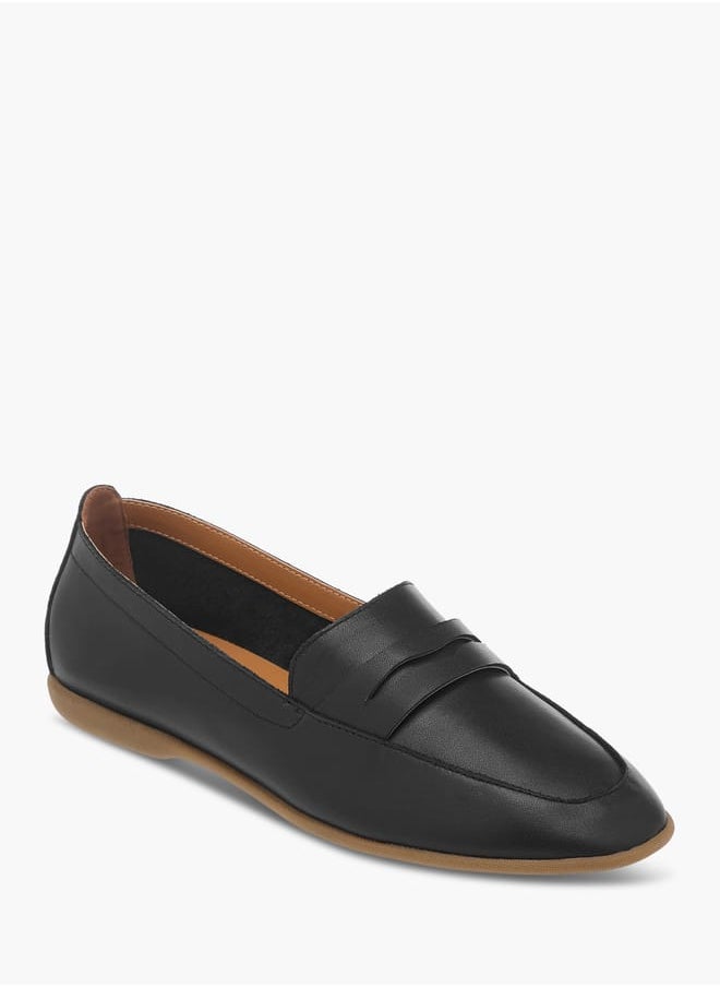 Celeste Womens Leather Ballerina Flats  - Image 1