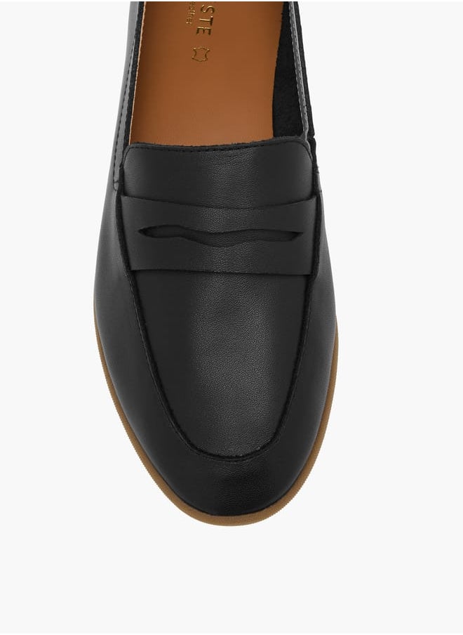 Celeste Womens Leather Ballerina Flats  - Image 4